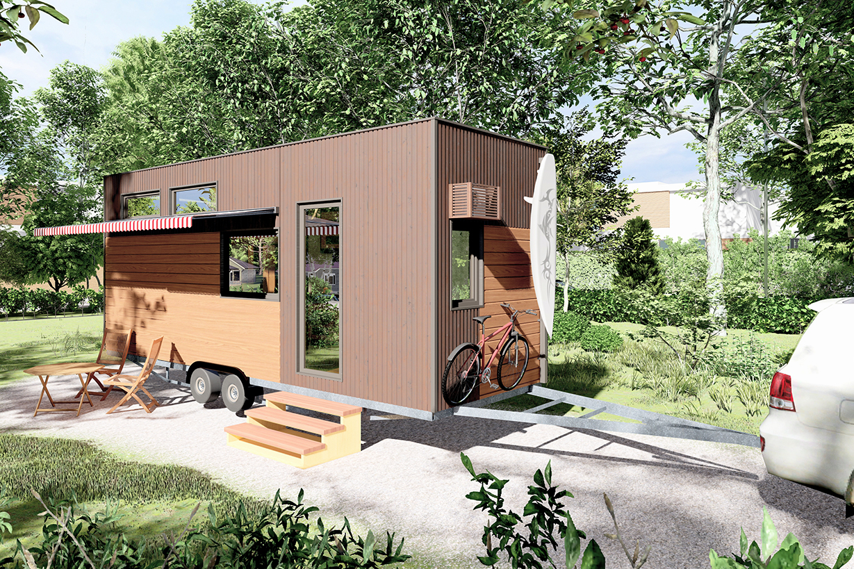 Tiny House, Container Haus, Modulhaus, Minihaus, 25 m2, SIP-TECHNOLOGIE  - SIP Modell 