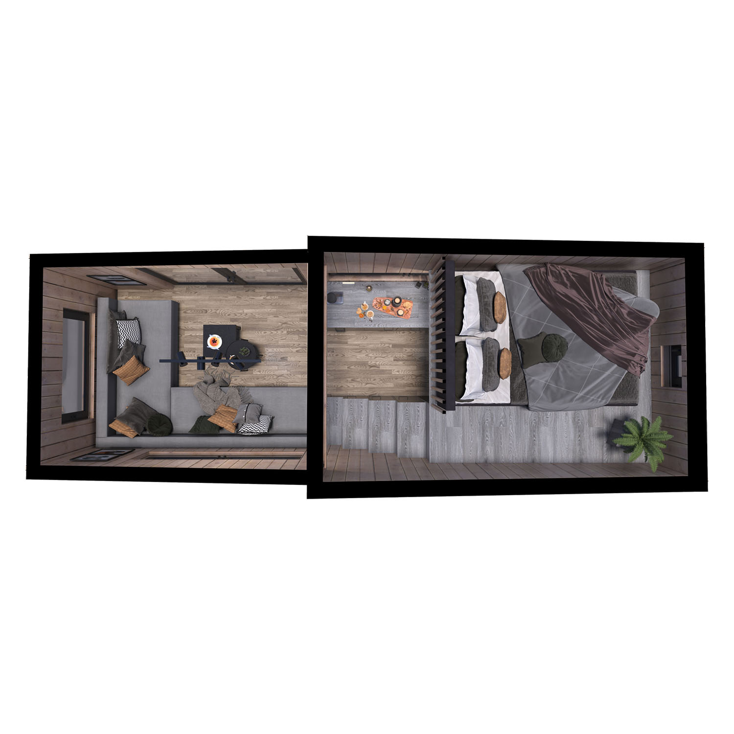 Tiny House, Container Haus, Modulhaus, Minihaus - Modell Green Day