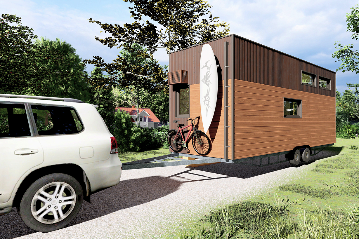 Tiny House, Container Haus, Modulhaus, Minihaus, 25 m2, SIP-TECHNOLOGIE  - SIP Modell 